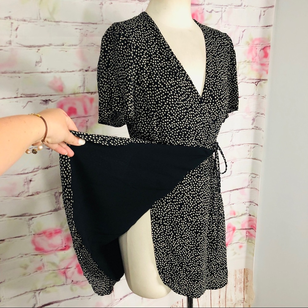 Reformation Adele Mini Wrap Dress Tiny Daisy Print - image 5